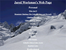 Tablet Screenshot of jaredworkman.com